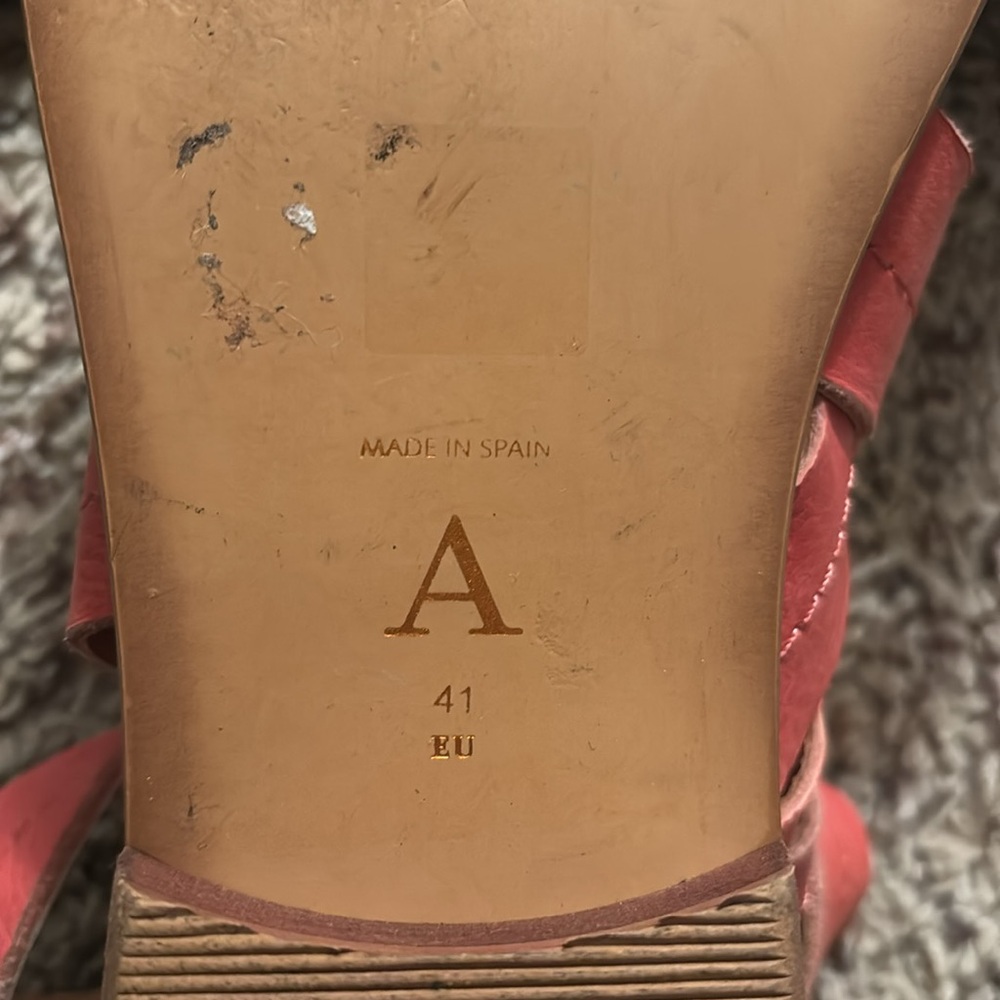 Anthropologie Woven Leather Booties size 10.5 - Picture 10 of 11